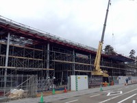 金沢商工会議所は改装工事中